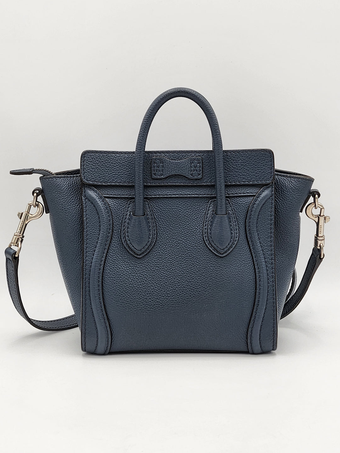 Celine Navy Blue Nano Crossbody Phantom Luggage Tote Bag