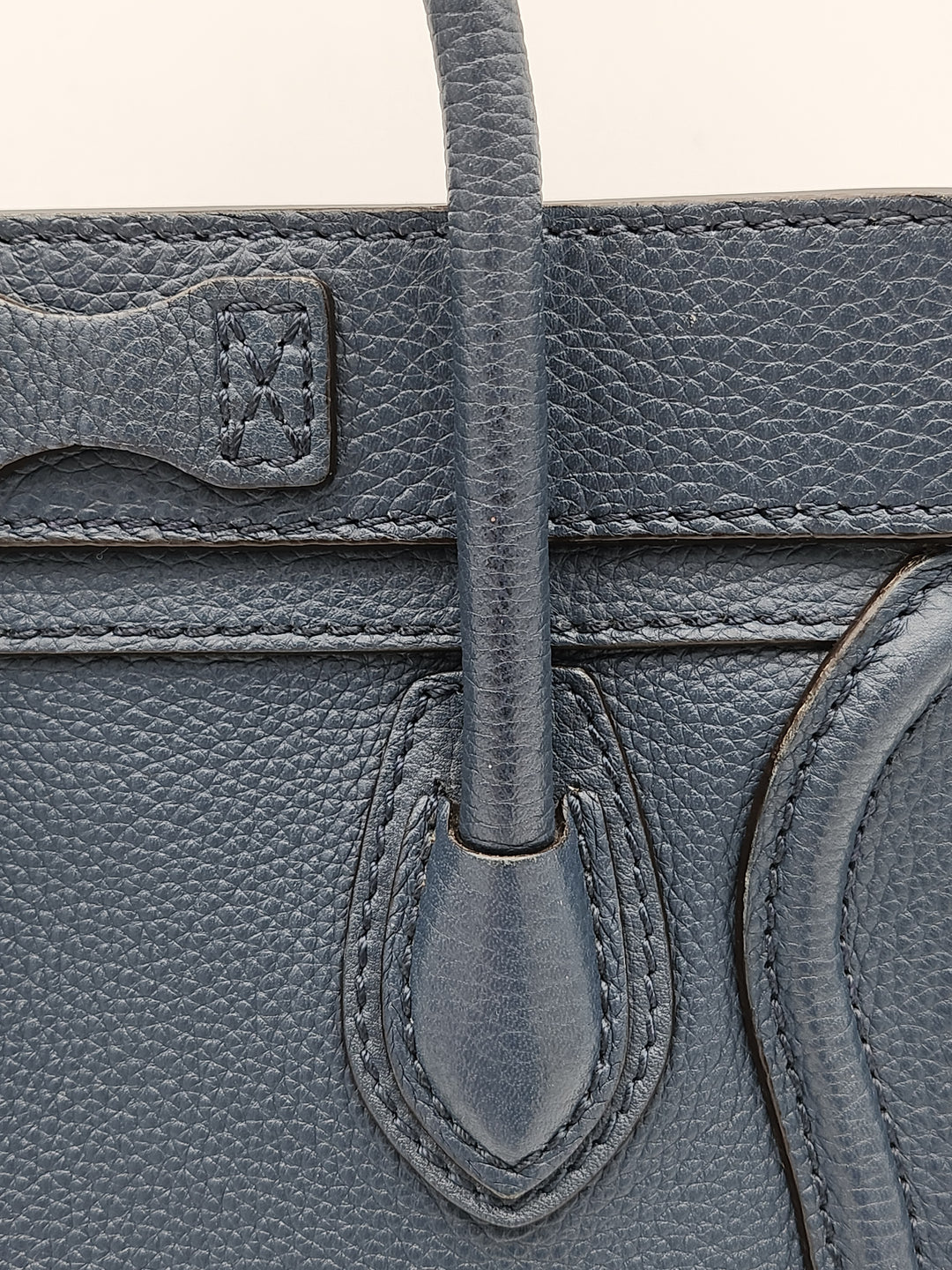 Celine Navy Blue Nano Crossbody Phantom Luggage Tote Bag