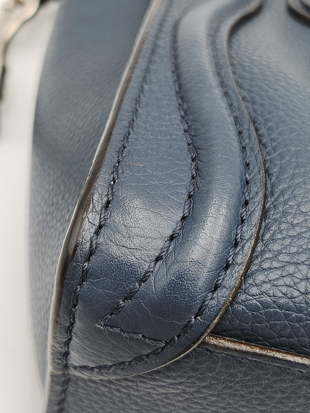 Celine Navy Blue Nano Crossbody Phantom Luggage Tote Bag