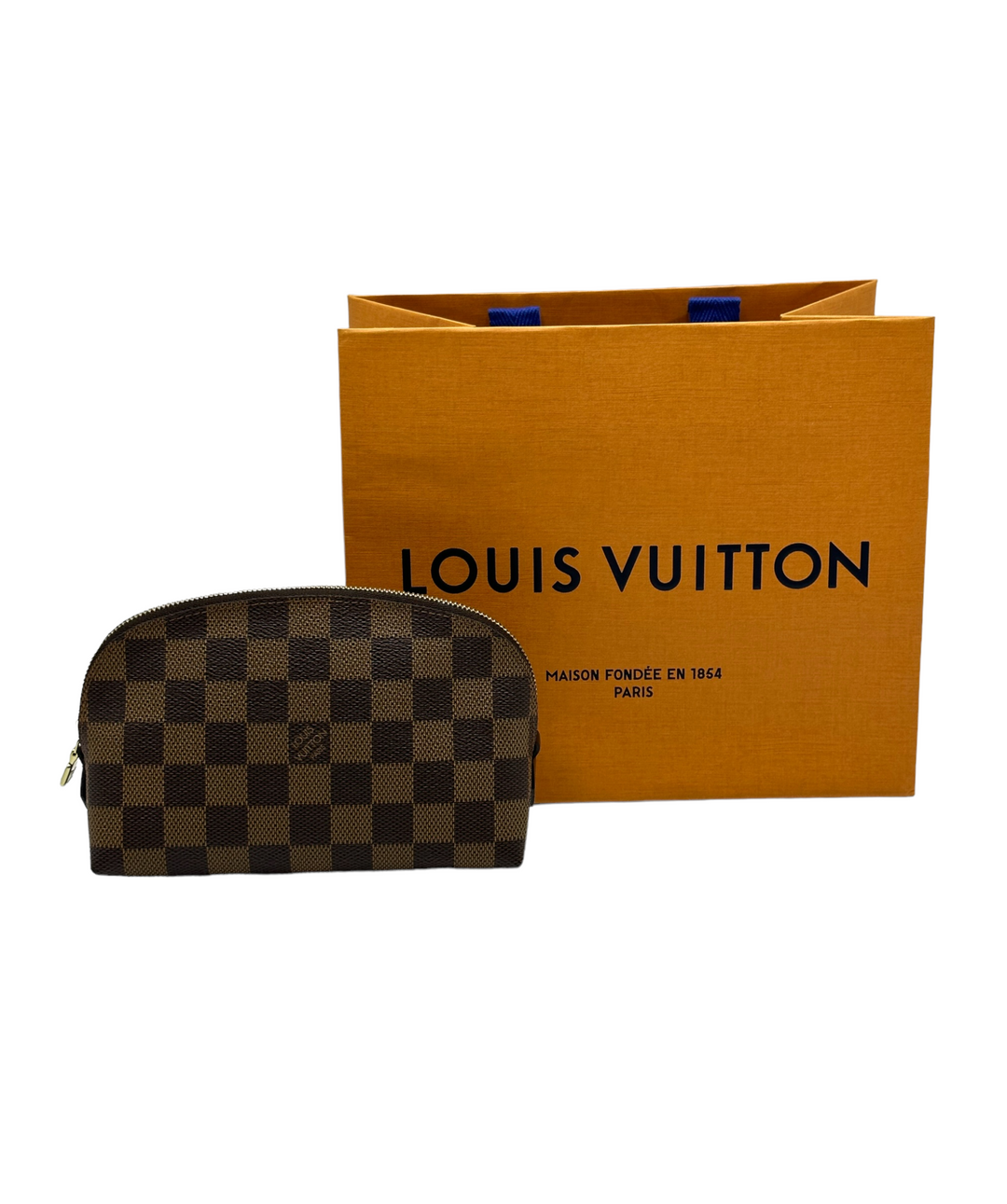 Louis Vuitton Damier Ebene Cosmetic Pouch PM – Lux Brands UAE